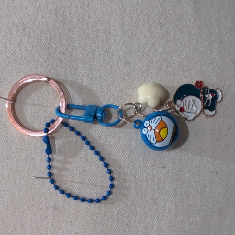 Doremon Charm Keychain - Handmade Anime Manga Bag Charm *Customizable* - Picture 2 of 8
